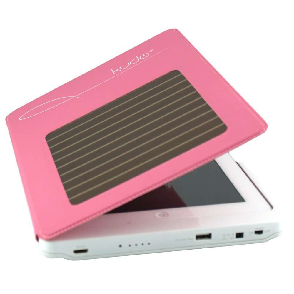 Kudo Wikip2hdpk Pink Solar Case Pro for Ipad 2 & 3 with Hdmi 3