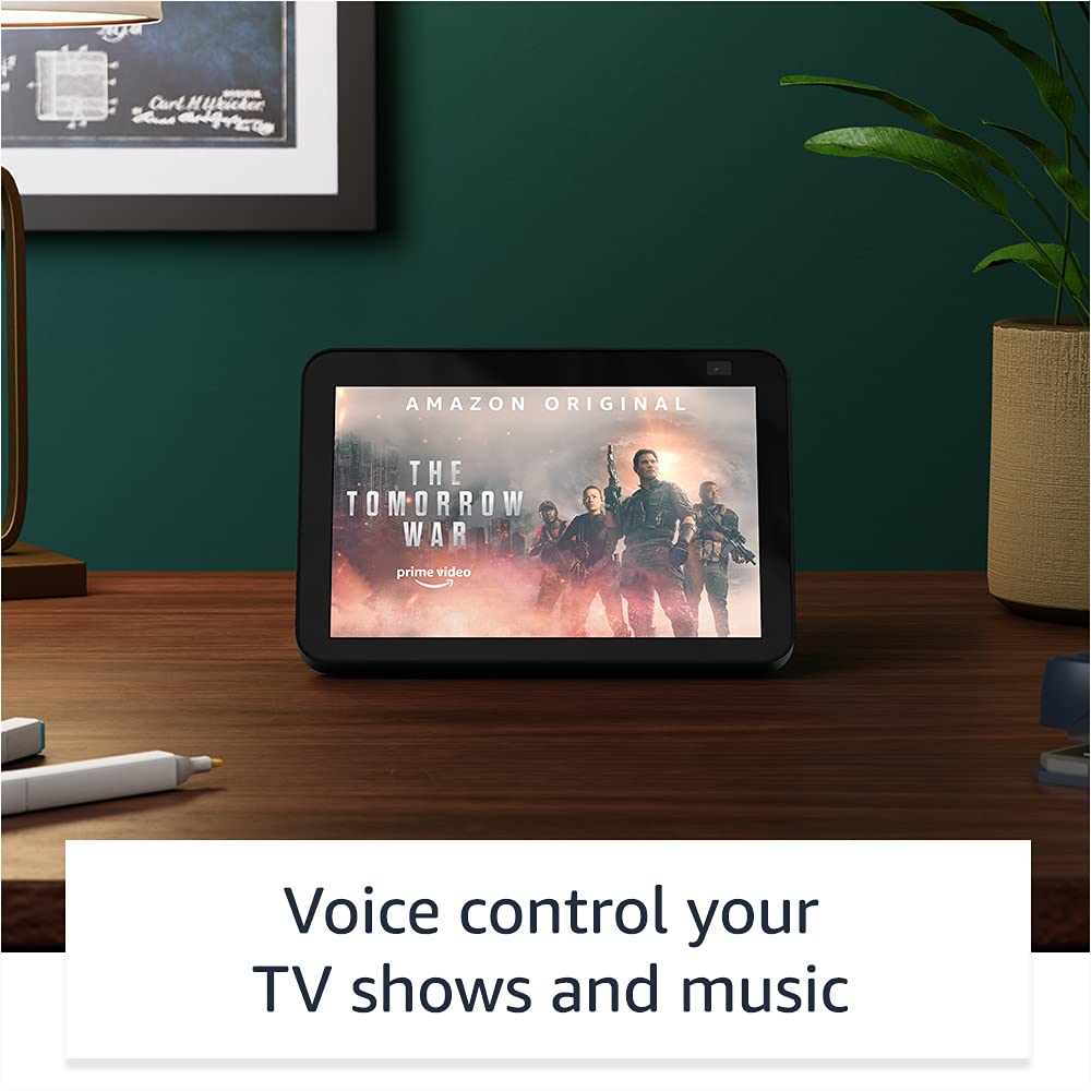 Echo Show 8 (2nd Gen, 2021 release) | HD smart display with Alexa and 13 MP camera | Glacier White 4