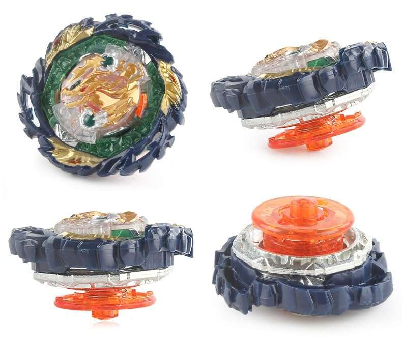 Cxdhzlx Bey Battling Blades Spinning Tops, Battle Gyro Top Set, Burst Battling Set, Launchers Grip Starter, Battling Top Burst Blade Toy Great Birthday Gift Present for Children Kids Boys Ages 6 8 10+ 3