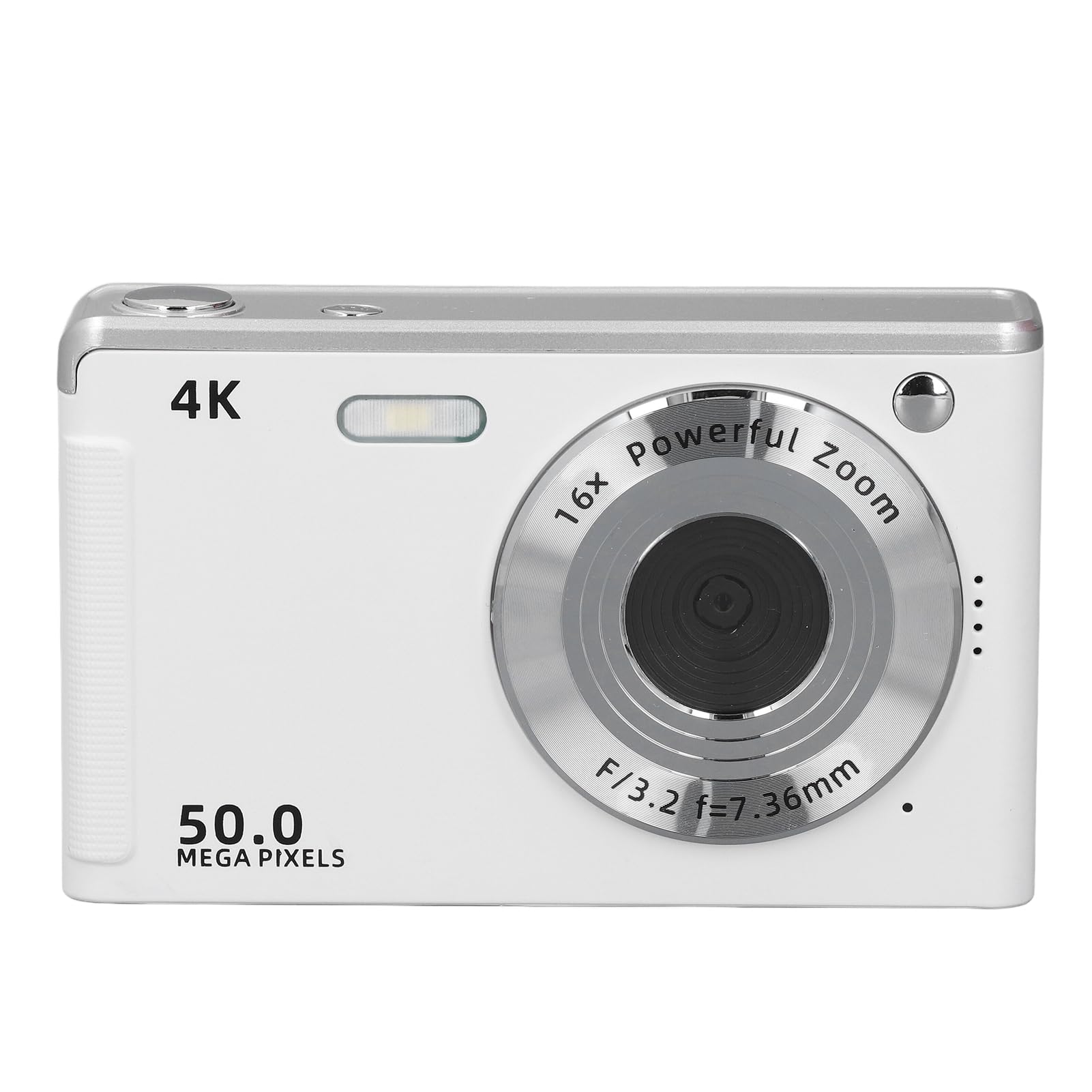 Digital Camera, 4K 50MP Autofocus Kids Camera with 16X Zoom, 2.8 Inch LCD Screen DSLR Camera with Fill Light