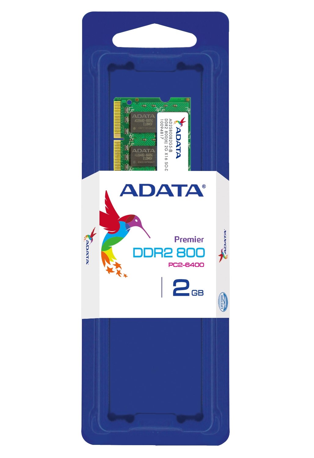 ADATA 2GB 800MHz DDR2 CL5 SODIMM 2