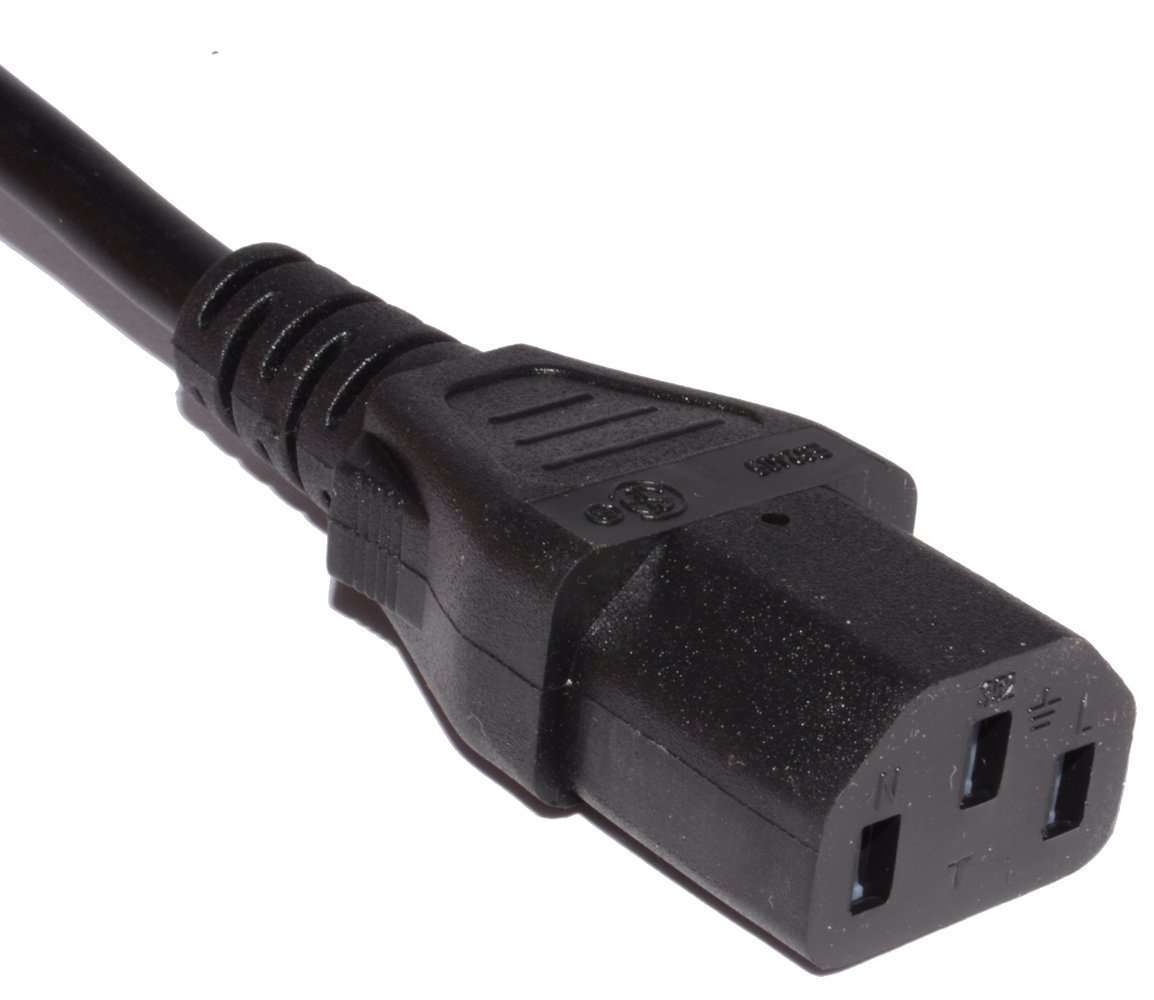 3 Pin Laptop/Computers Power Cable Cord, Printer/Computer/Desktop/PC/SMPS Power Cable Cord 1 Meter 3