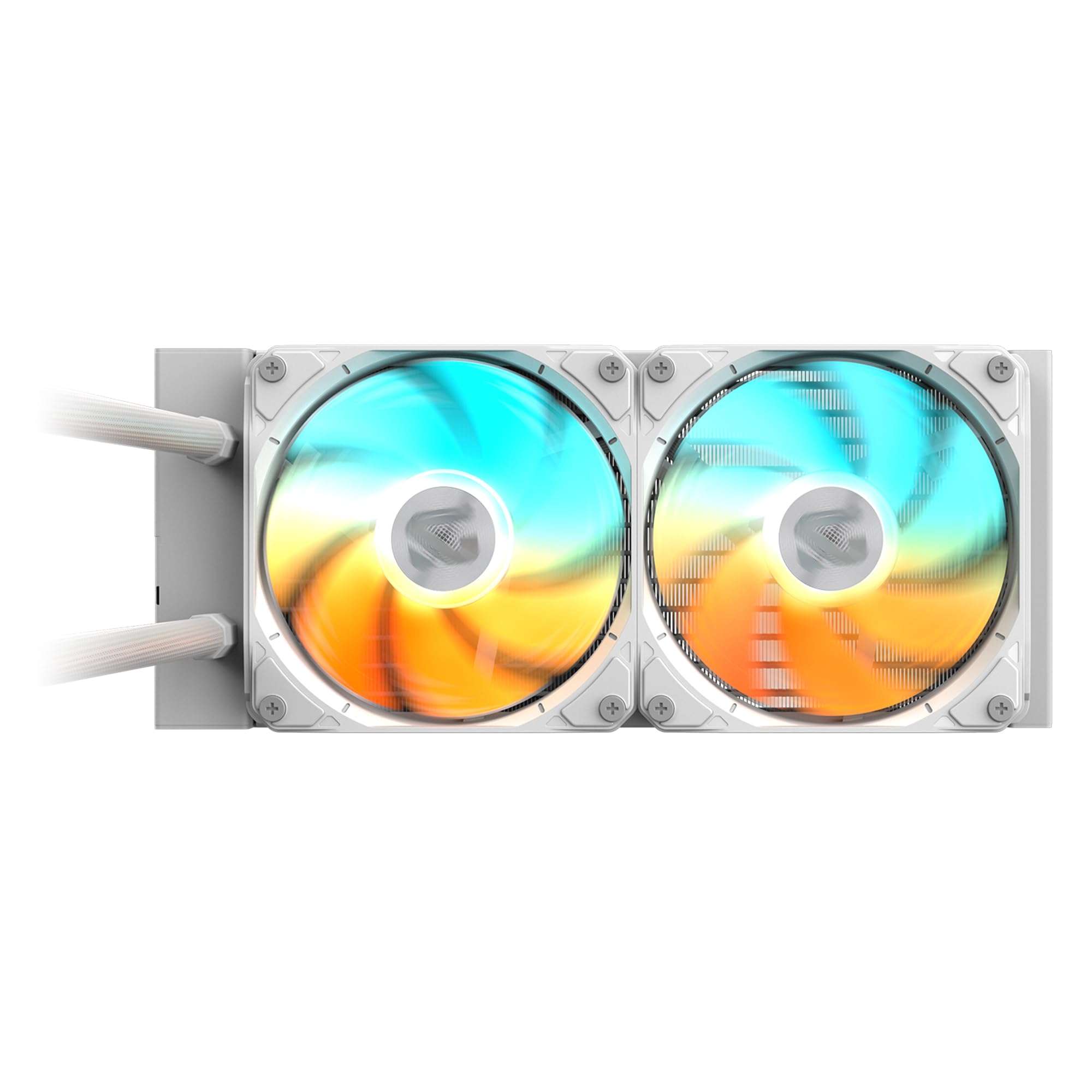 GIGABYTE Gaming 240 ICE Liquid CPU Cooler, 240mm Radiator with 2X 120mm Low Noise ARGB Fans, Compatible with Intel LGA 1851, 1700, 115X, 1200, and AMD AM5, AM4 (GIGABYTE Gaming 240 ICE) 4