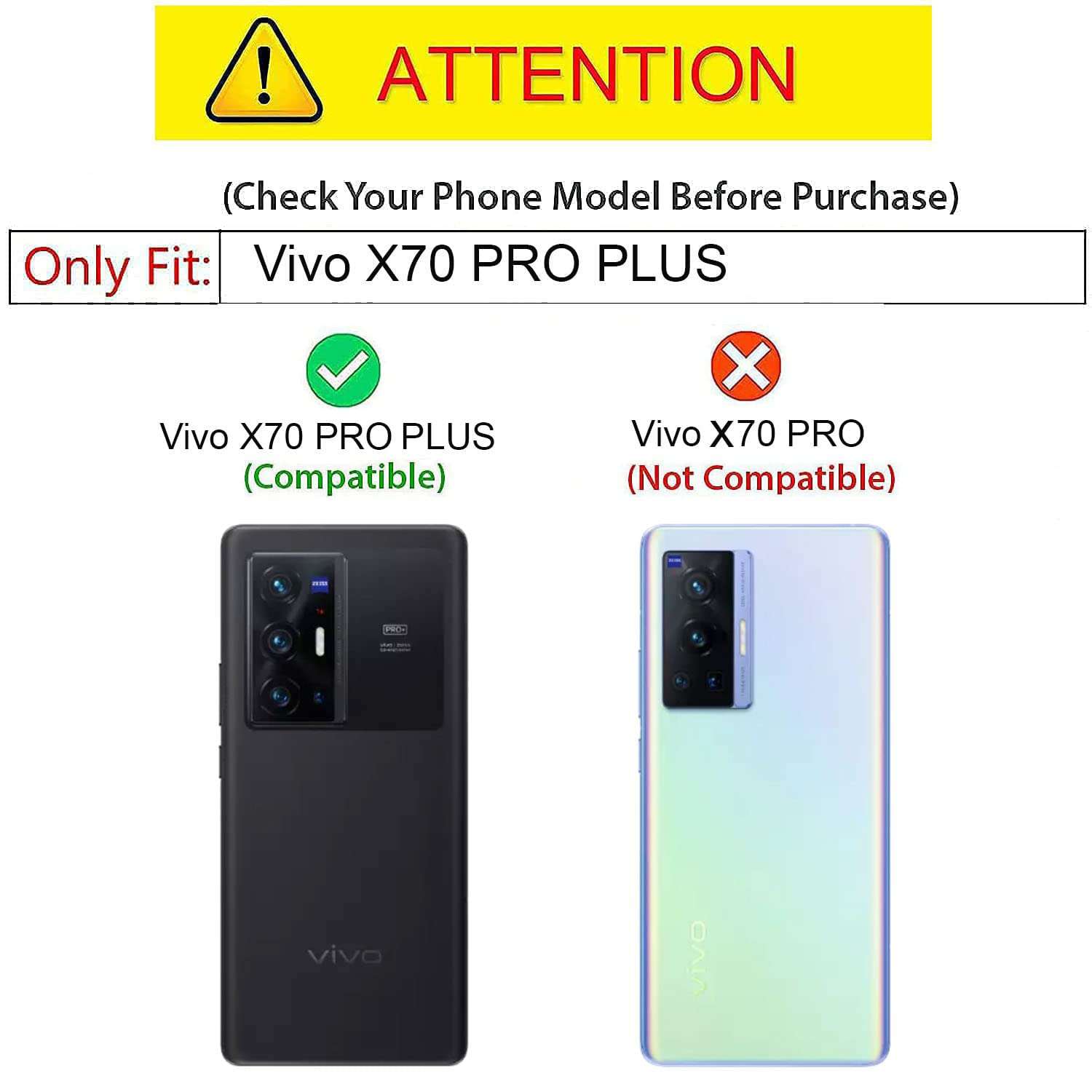 KAPA Tux Back Case for Vivo X70 Pro Plus, Slim Leather Case with Soft Edge Shockproof Back Cover (Blue) 3