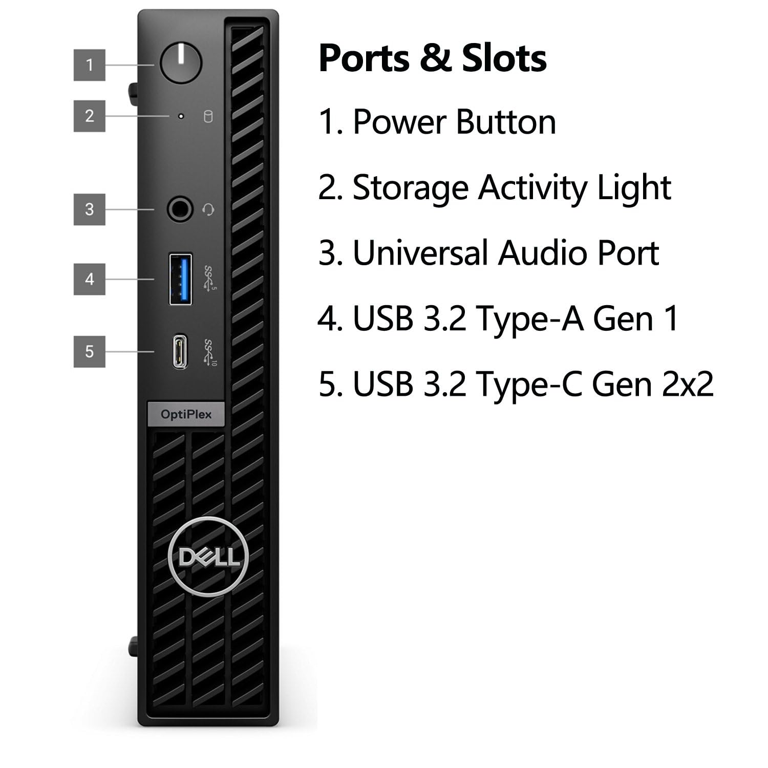 Dell OptiPlex 7020 MFF 7000 Mini Business Desktop Computer, 16GB DDR5 RAM, 512GB PCIe SSD, 14th Gen Intel Core i3-14100T (Beat i5-12400T), WiFi 6E, 2 DisplayPorts, HDMI, Type-C, Windows 11 Pro 3