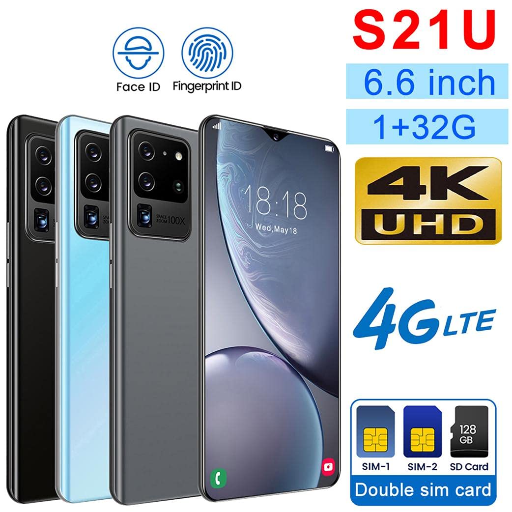 Unlocked Smartphones, Android 6.0 Smart Phone HD Full Screen Phone, Dual SIM Unlocked Cell Phone, 1+32GB RAM 6.3inch Touch Screen Mobile Cell Phone for Father Kids Christmas Birthday Gift (Blue) 3