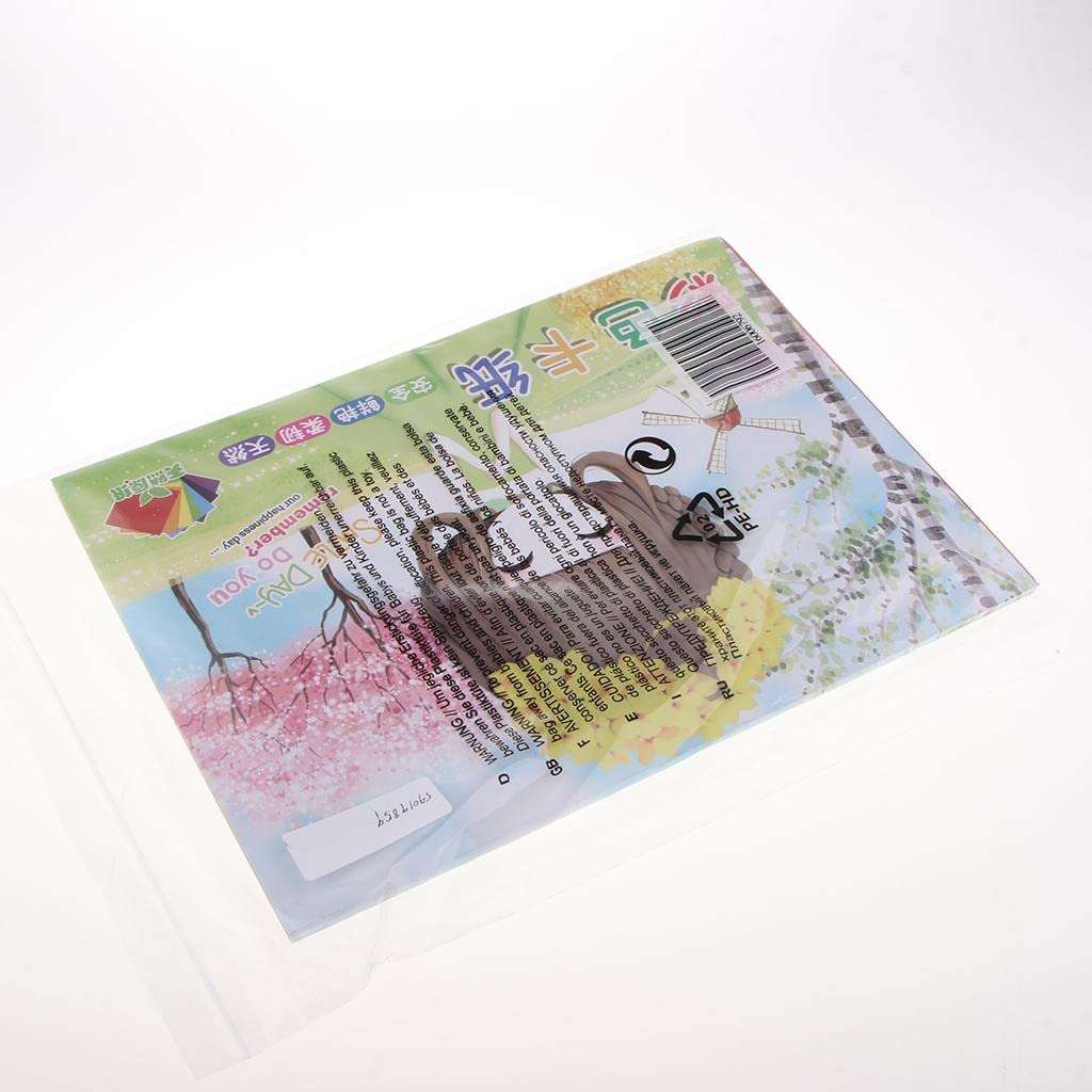 myaddiction Multicolor Solid Color Origami Paper A4 DIY Craft for Drawing Cards 18pcs 3