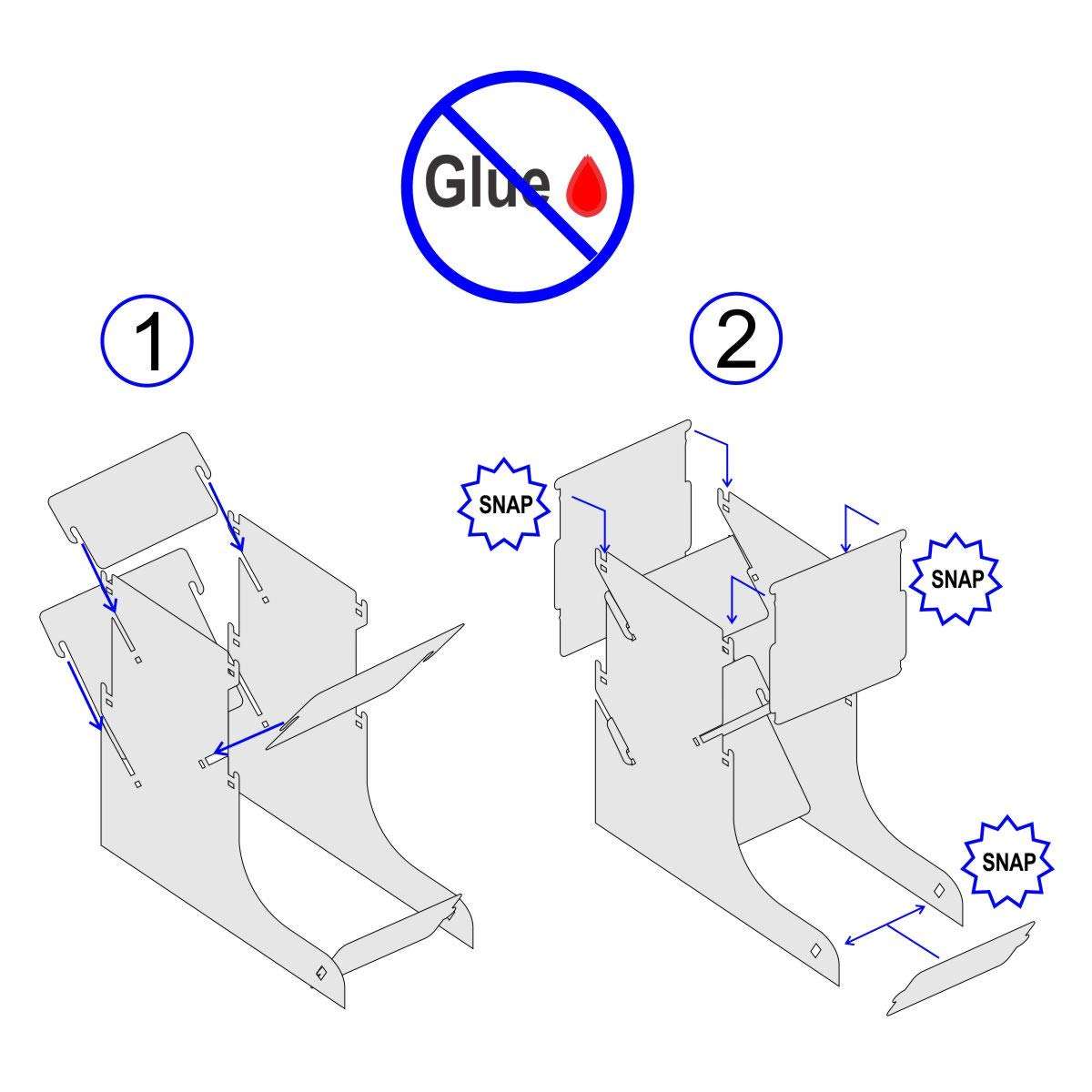 LITKO Dice Tower | Dice Roller | Dice Tumbler | Dice Boot | TTRPG | Board Games (Orange) 4