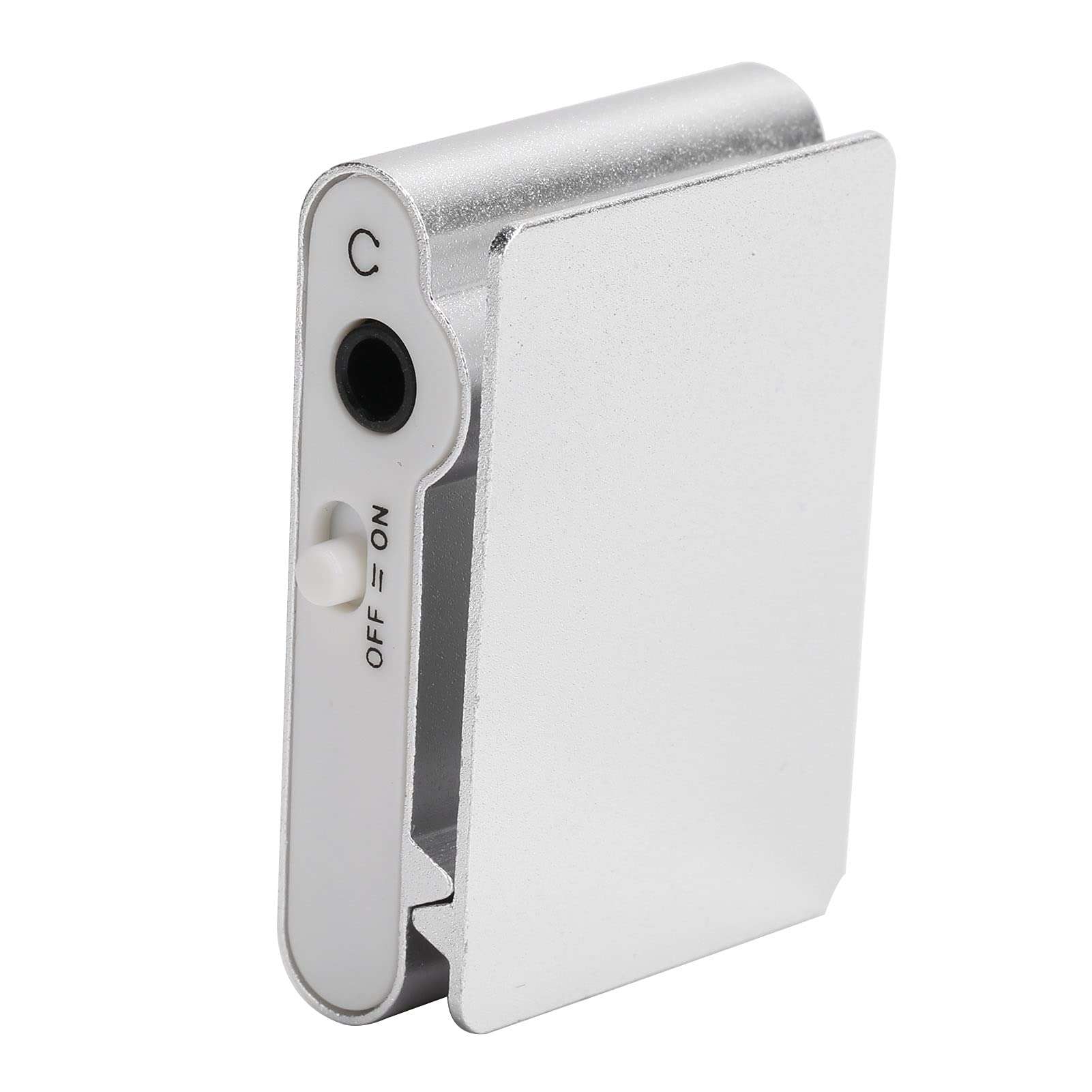 TRIDEO Mini MP3 Player, Portable Digital Music Media Player, with Back Clip|Player with Earphone and USB Cable| Support Memory Card (Silver)_SA10 SD Card Not Included 5