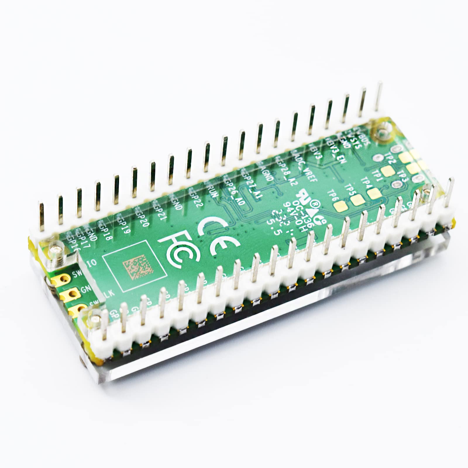Adeept Raspberry Pi Pico Expansion Kit with Pre-Soldered Pico, Raspberry Pi Pico Expansion Board, Pico Starter Kit with Breadboard and Jumper Wires, LEDs 4