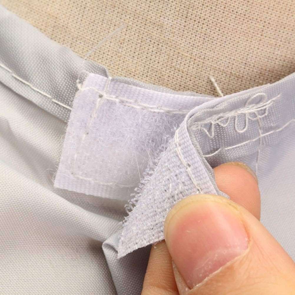 MORADIYA FRESH (LABEL) Hair Cutting Cloak Umbrella Waterproof Cape Barber Use at Home or Salon Stylist Hairdressing Haircut Hairdresser Apron Cloth for Adult Women Men Kids (Grey) 6