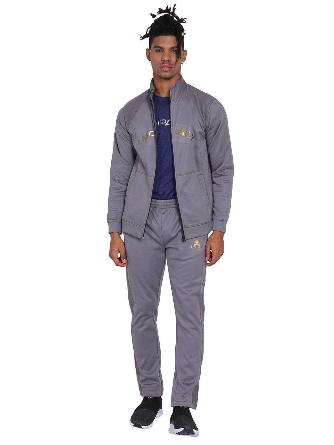 OFF LIMITS Men's Grey Jive Track Jacket 6