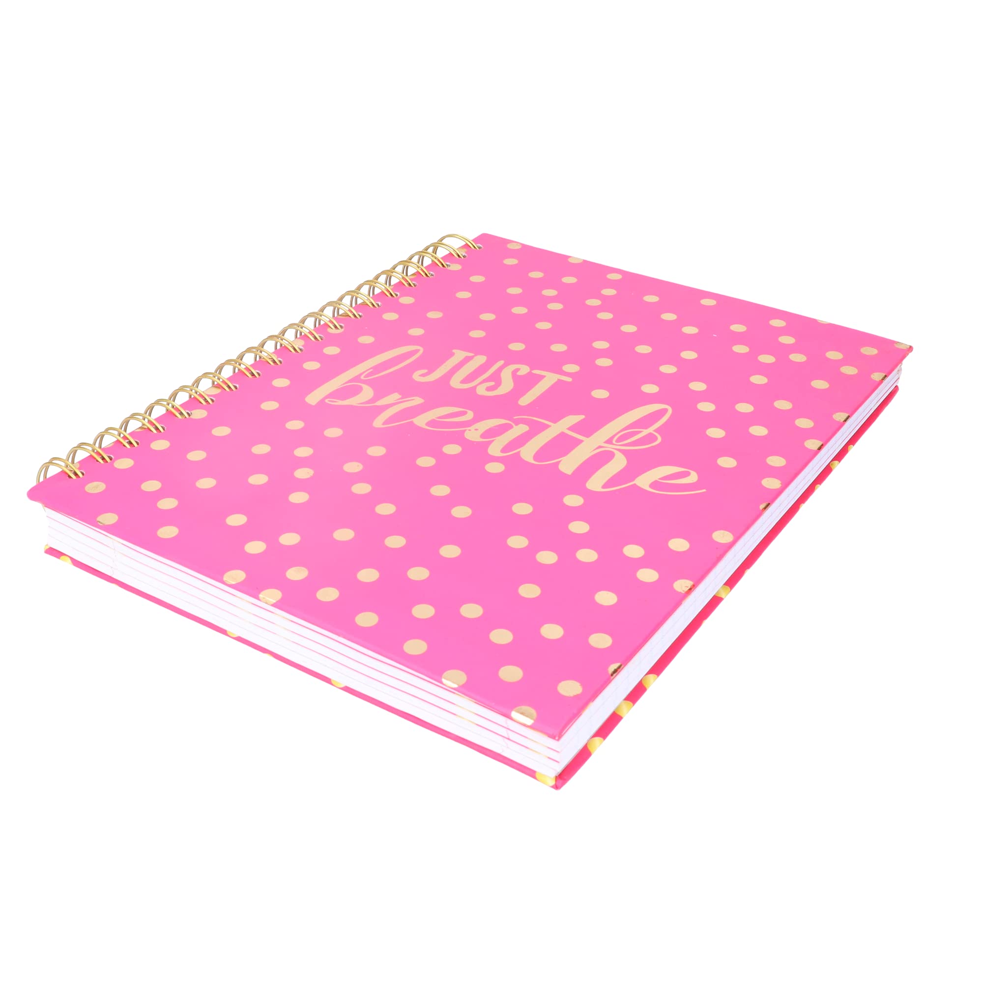Navneet Youva | 5 Subject Wiro Binding Office Notebook Journal for Personal and Office Use | 20.3 cm x 26.7 cm | 300 Pages | Pink 2