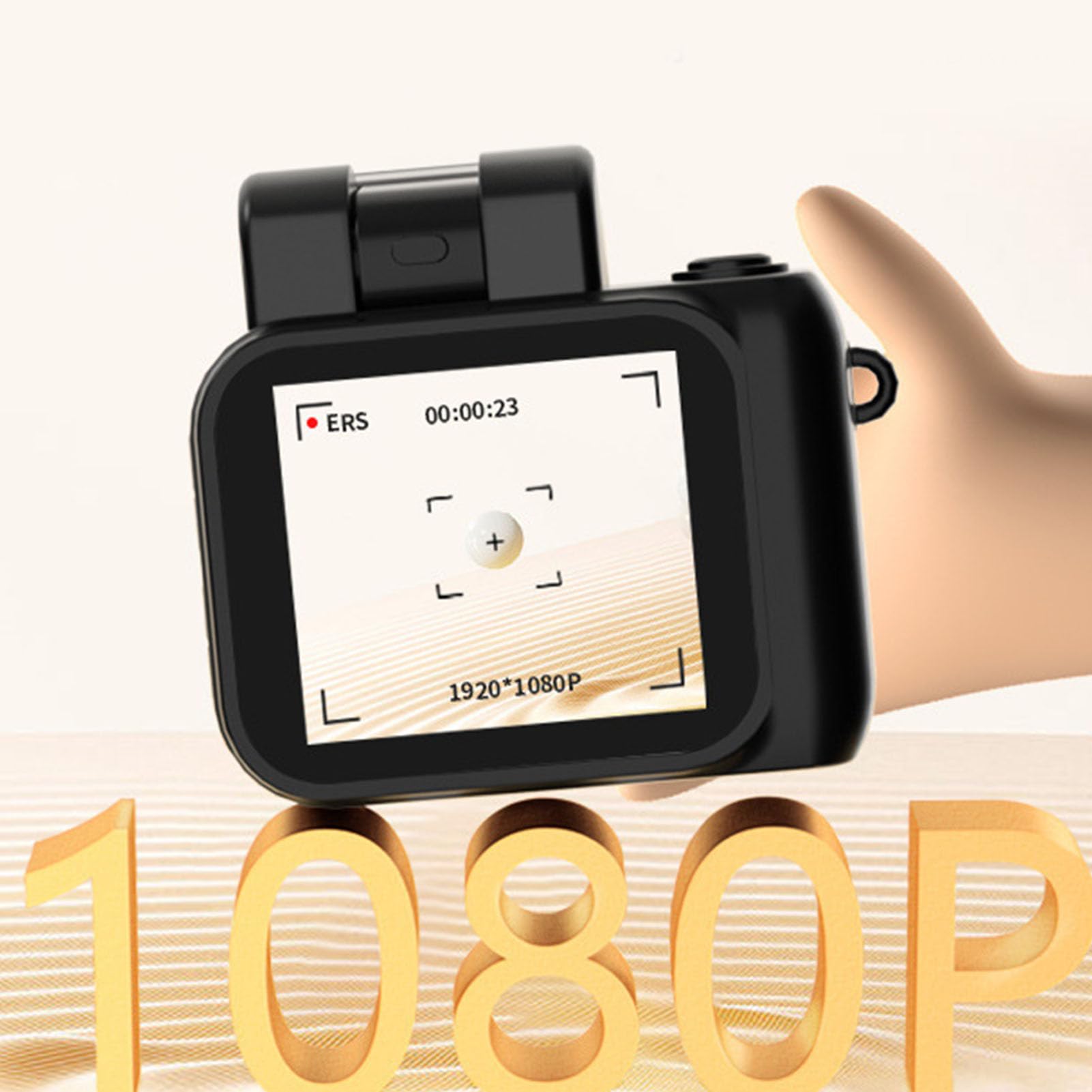 Digital Camera, 2MP Mini Thumb Camera, 1080P Video Camera with Flash Light, Compact Point and Shoot Camera for Travel Life Learning Recording (16GB) 6