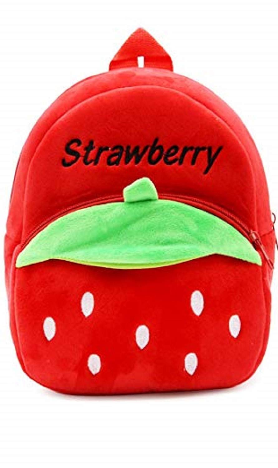 Black Hill Kids School Bag Soft Plush Backpack Cartoon Bags Mini Travel Bag for for Girls Boys Toddler Baby Elephant & Red Strawberry 4