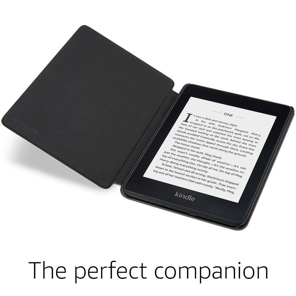 Kindle Paperwhite Leather Amazon Cover (10th Gen), Black 3
