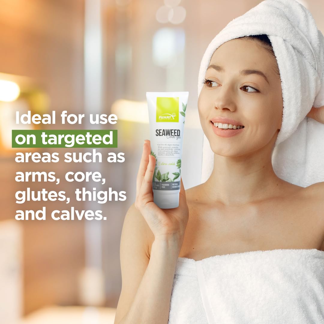 FUNAT Seaweed Cooling Gel – Skin-Firming & Hydrating Body Gel with Refreshing Sensation – 250g | 8.8 oz 6