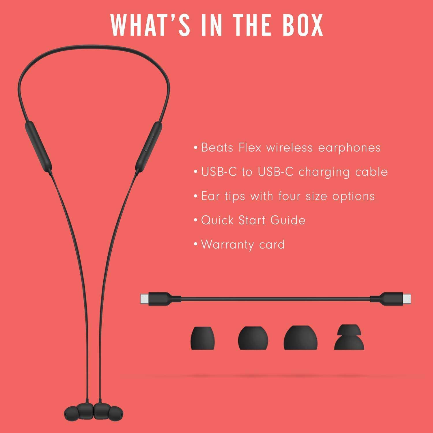 Beats Flex - Wireless in Ear Earphones, 12 Hours of Battery Life, 10 min Fast Charge for 1.5H, Apple W1 Chip, Magnetic Earbuds, Class 1 Bluetooth, Built-in Microphone - Black 5