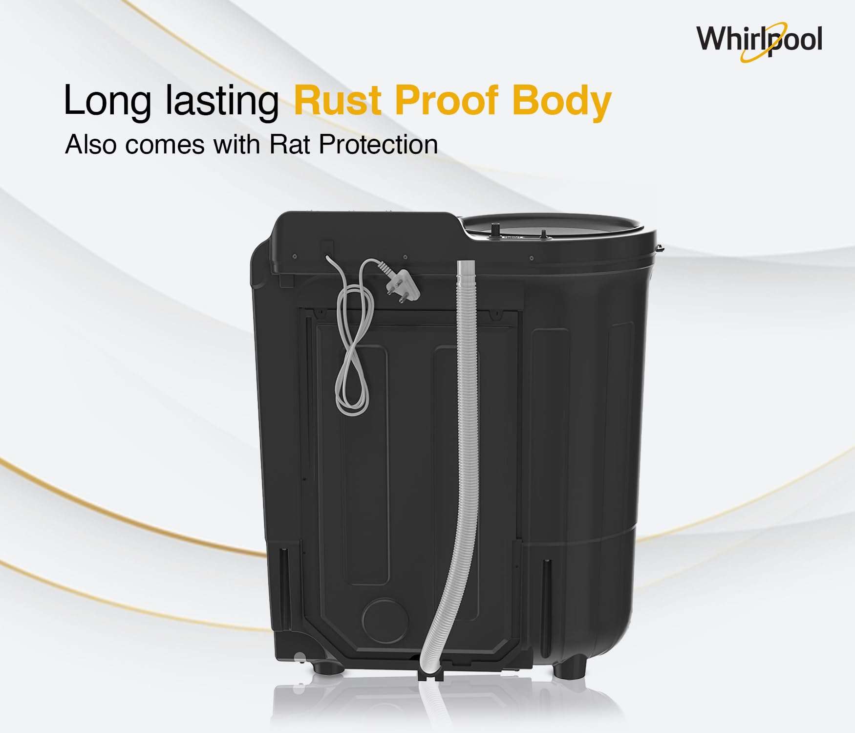 Whirlpool 7.5 Kg 5 Star Magic Clean Semi-Automatic Top Loading Washing Machine (MAGIC CLEAN 7.5 GREY DAZZLE, Fast Drying) 5