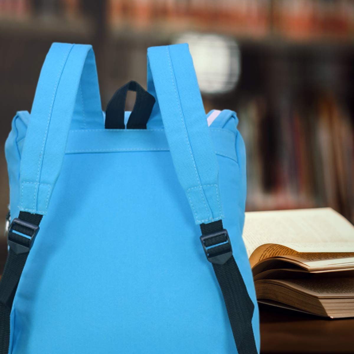 KEKEMI 16 Ltrs Blue Casual Backpack (LTB112_02) 5