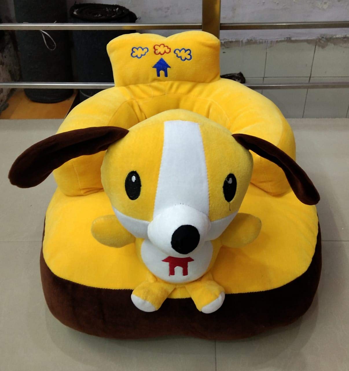 NKK PNP Baby Sofa Seat Back Support Rocking Chair (Yellow) 0-4 Years Baby, Standard (PNP5820)