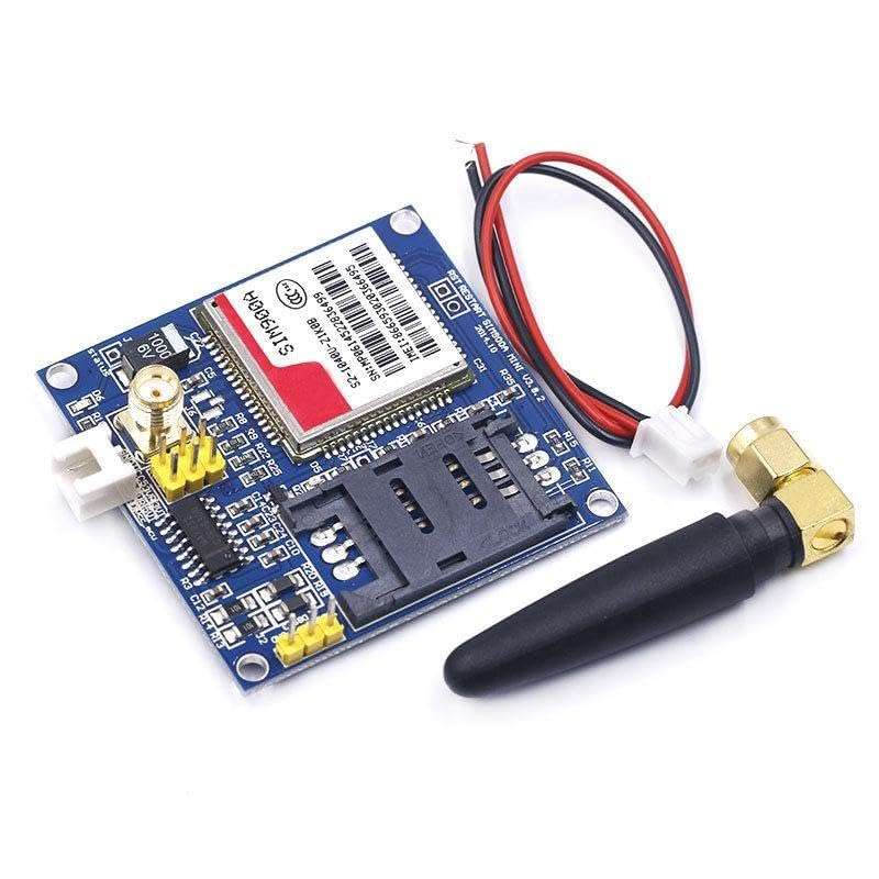 SIM900A V4.0 GSM GPRS Wireless Communication Development Board Kit with TTL Serial Port, Dual Antenna Interface, Voice and Mic Support, Compatible with UNO and Rduino Projects 1