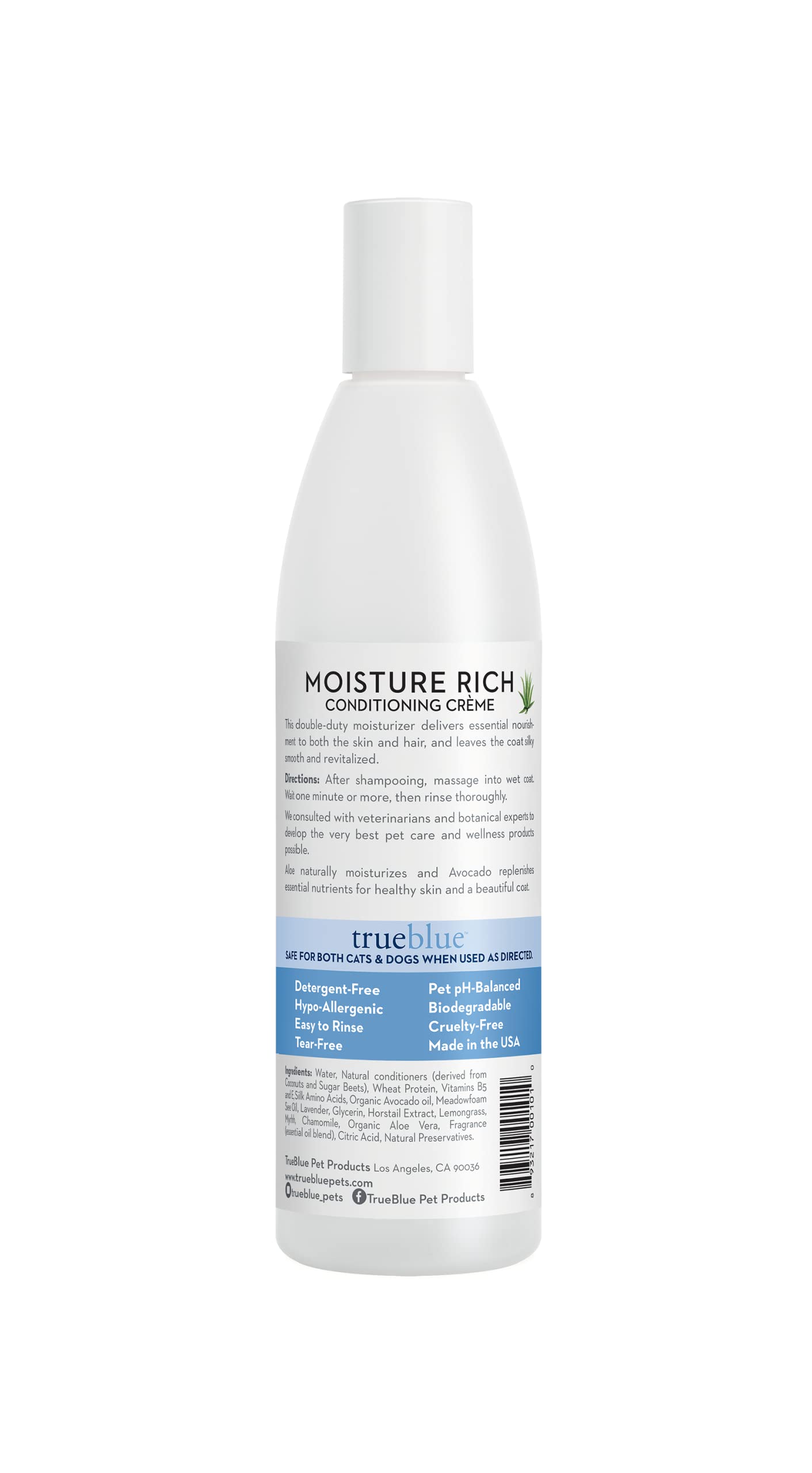 TrueBlue Aloe & Avocado Moisture-Rich Conditioning Dog Crème – Conditioner Cream for Dogs, Puppies - Deodorizing, Moisturizing, Tearless – Toxin Free, Natural Botanical Blend – 12 Fl. Oz. 2