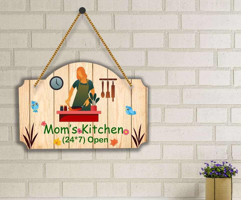 SAF paintings UV Lamined Mdf Wall Hanging ||Mom's Kitchen Beautiful Home Decoration Wall Hanging||SA-WHAHM-20 5