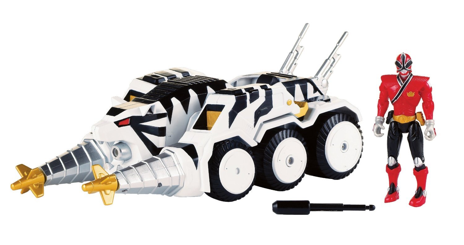 Power Ranger Tiger Tank with Samurai Ranger Fire 2