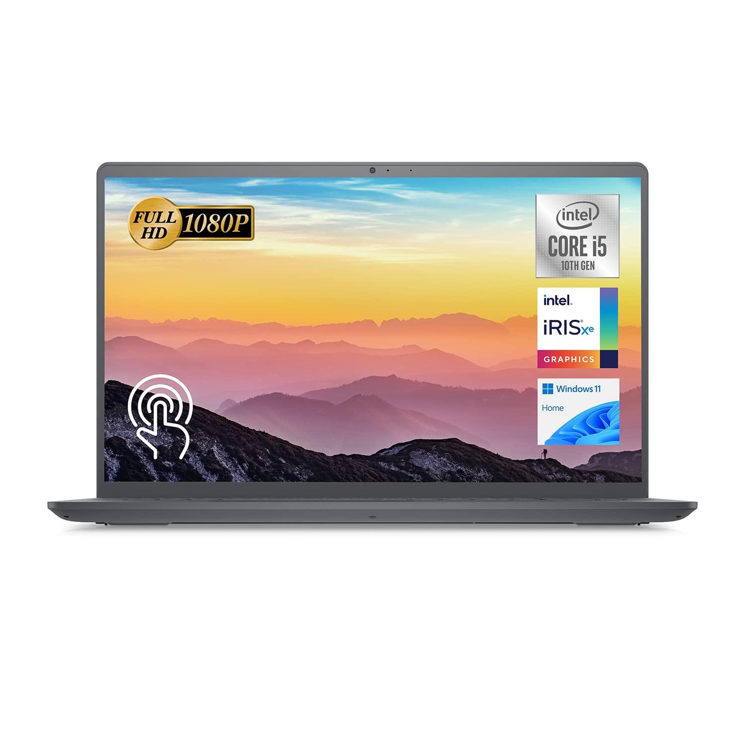 Dell Inspiron 15 3000 Series 3511 Laptop, 15.6" FHD Touchscreen, Intel Core i5-1035G1, 16GB DDR4 RAM, 256GB PCIe SSD, SD Card Reader, Webcam, HDMI, Wi-Fi, Windows 11 Home, Black 1