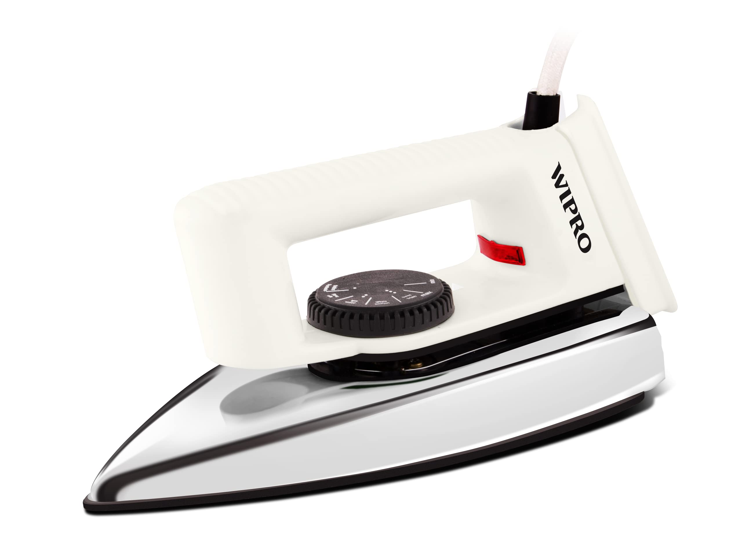 wipro Magiq Vi121100 Automatic Electric Dry Iron 1000 Watts |Instant Heating | Non-Stick Coated Sole Plate | Multiple Temperature Levels | Comfortable Handgrip | 2 Years Warranty, Plastic 1