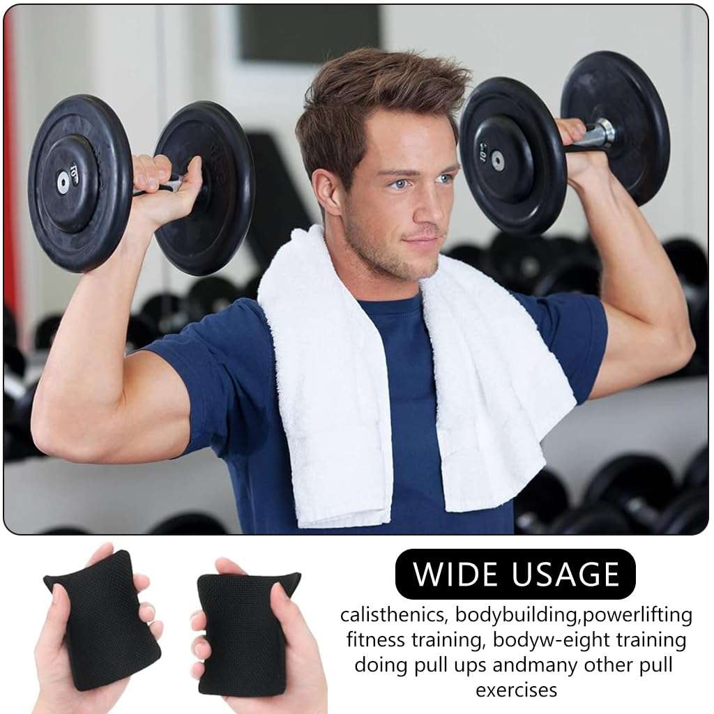 Proberos® 10Pcs Weight Lifting Grip Pads, Sports Weightlifting Gym Grips Pads Hand Training Bar Straps Wrap Gloves, Hand Grips for Pull Ups, Gym Gloves for Functional Fitness Gloves-Neoprene 5