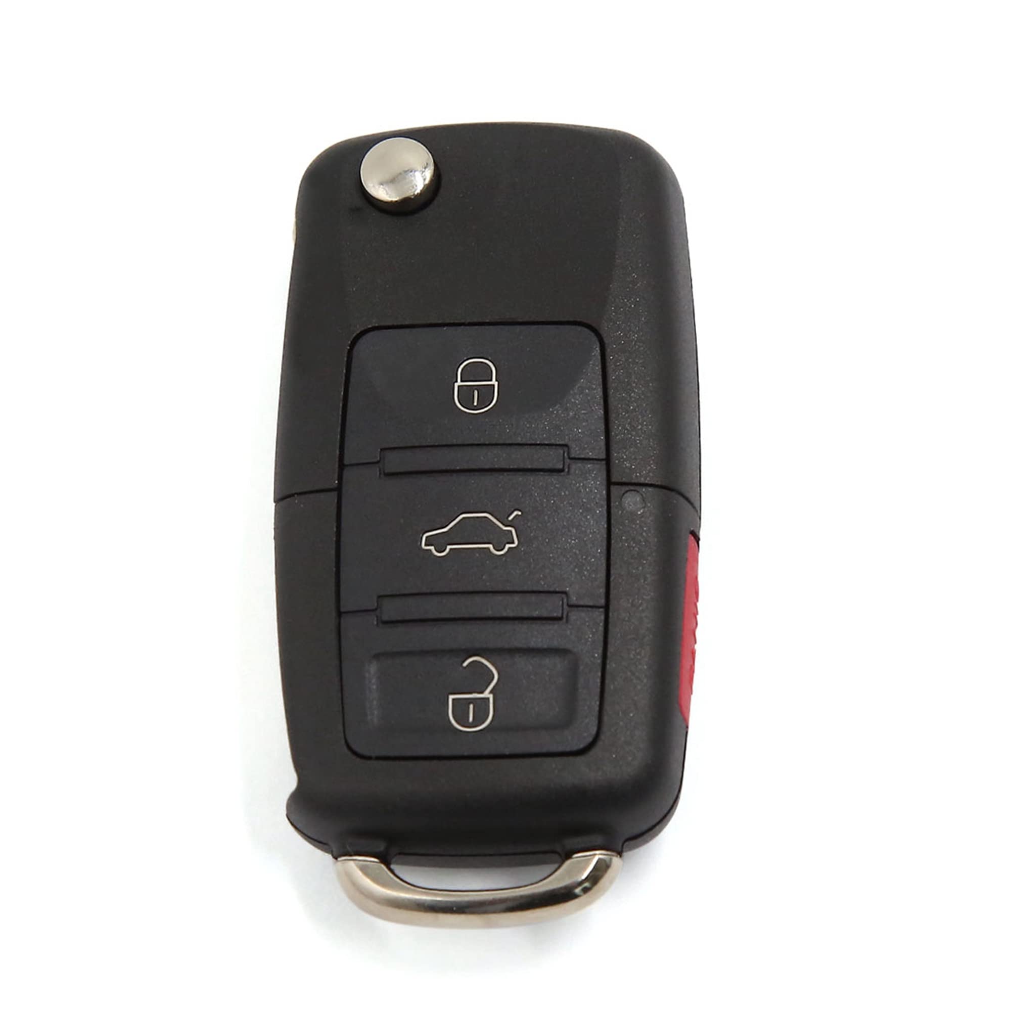 uxcell Car Replacement Key Fob Shell Case for VW Passat Jetta Golf Rabbit GTI MK4 MK5 3 Key Button Black 1