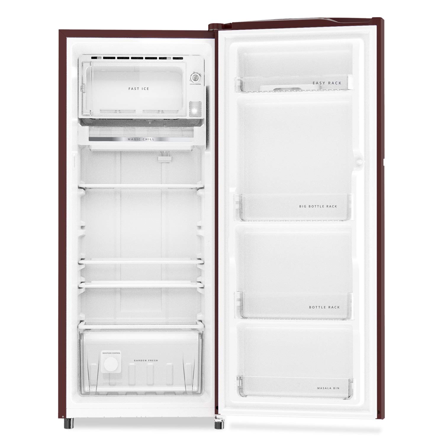 Whirlpool Ice Magic PRO 215 L 3 Star Direct-Cool Single Door Refrigerator (230 IMPRO PRM 3S, Wine Mulia, 2022 Model) 6