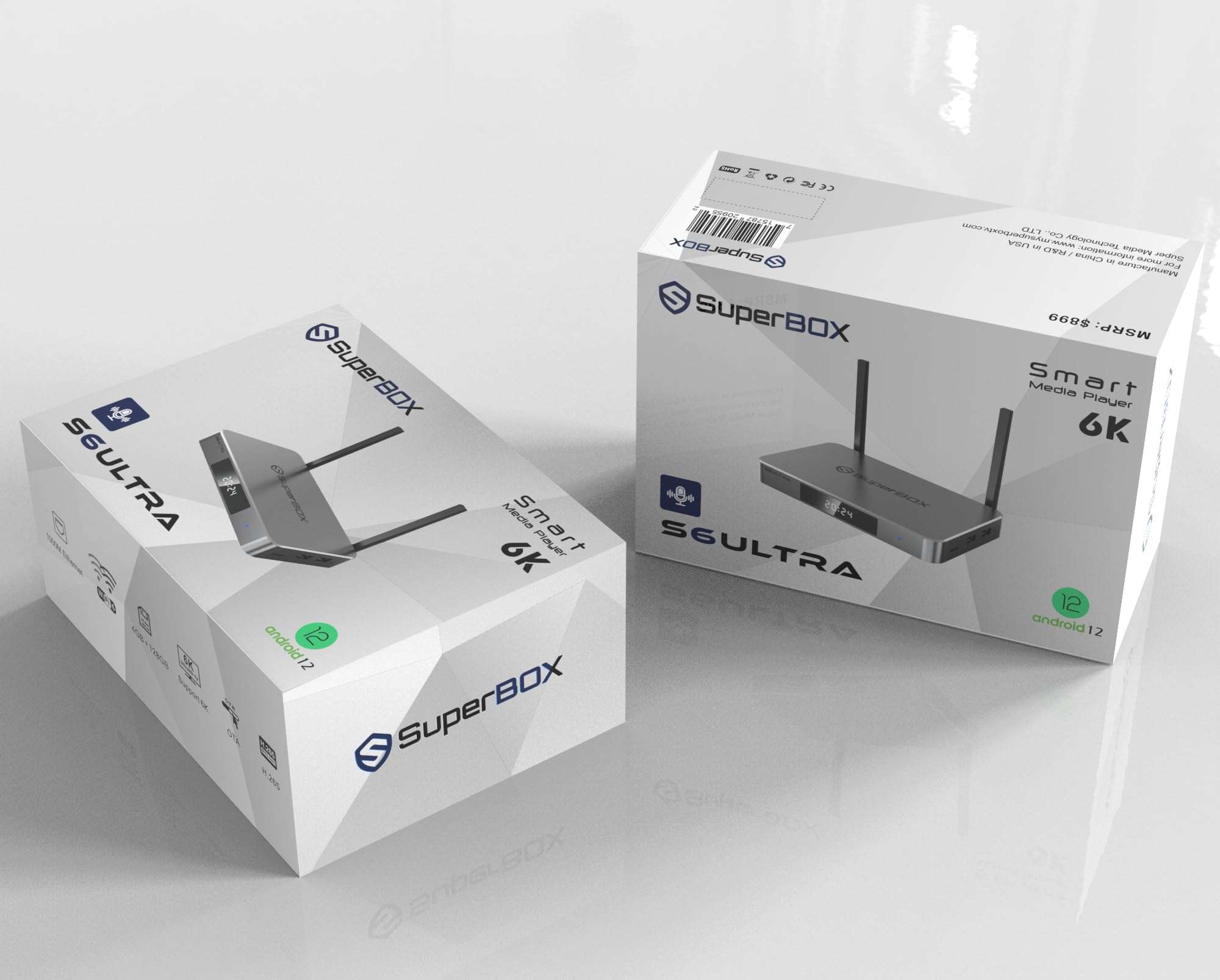 2025 Elite Fully Loaded S6-Ultra Ultra HD Built-in Voice Remote Control Full Keyboard HDMI Cable Power 6