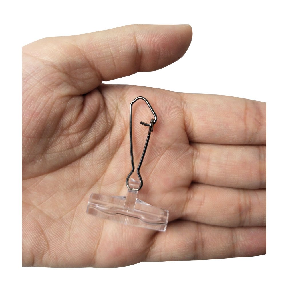 Laxygo Sinker Slide with Hooked Snap Fishing Line Connector 30-60pcs Fishing Accessories 5