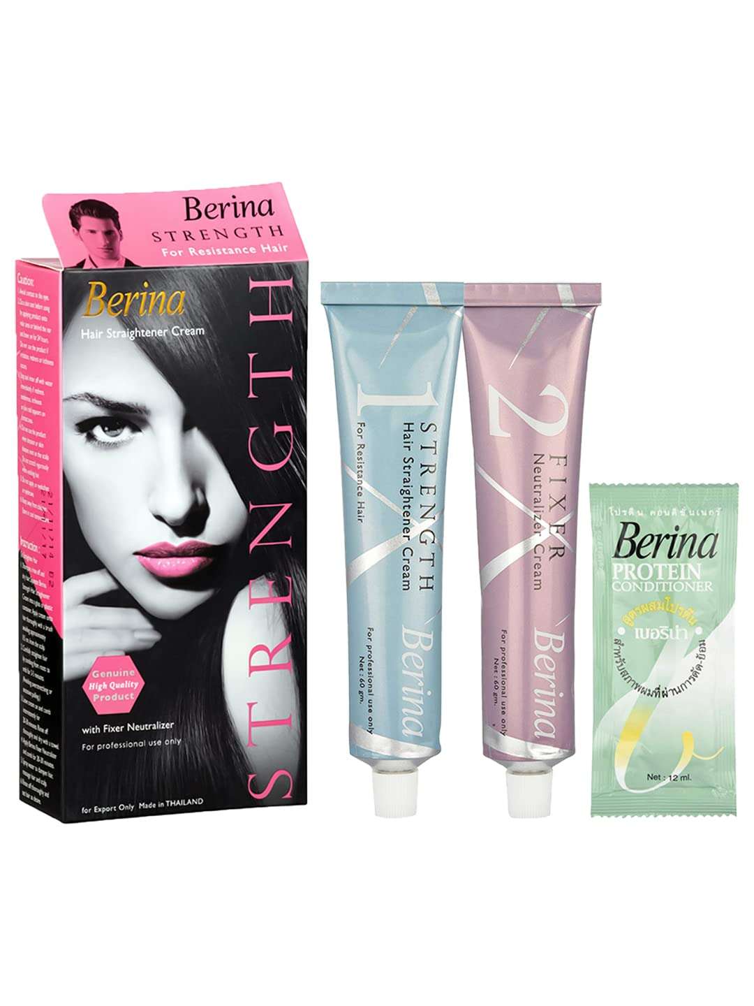 Berina Hair Straightener Cream Professional Salon Hair Straightener with Neutralising Cream | Suitable for All Hair Types | for Both Men & Women (Berina Hair Straightener Cream, 110gm Pack of 3) 6