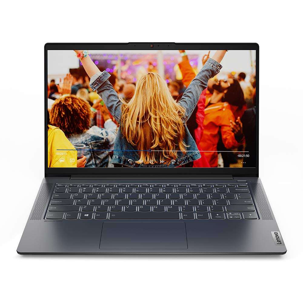 Lenovo IdeaPad5 AMD Ryzen7 14 inches FHD IPS Thin and Light (8GB/512GB SSD/Win/MSO/RadeonGraphics/Fingerprint Read/Win 10 Home, Graphite Grey/Aluminium Surface/1.39Kg) 2-in-1 Laptop Stand 2