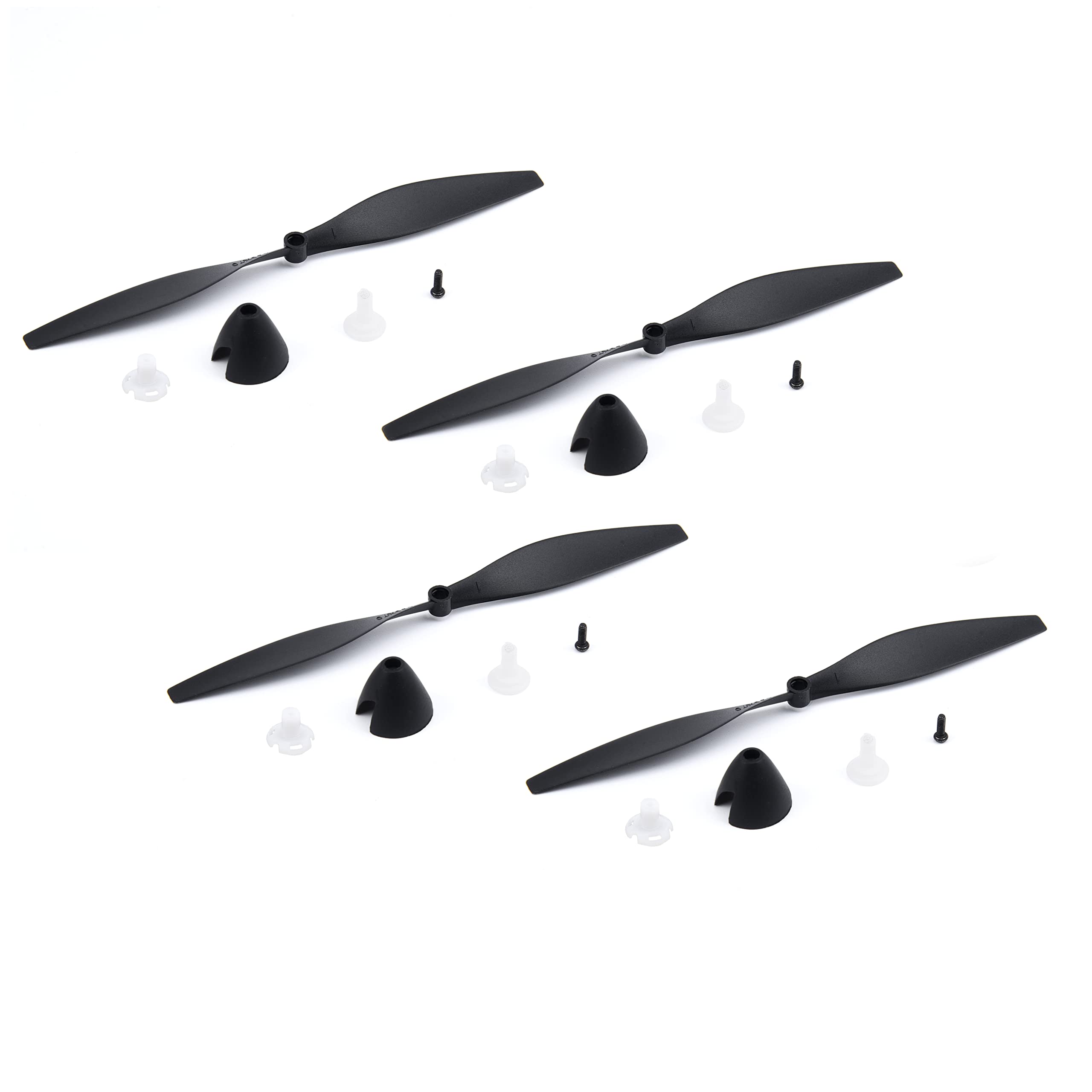 YoungRC RC Spare Propellers with Propeller Savers and Adapters RC Airplane Propellers for TR-C385 4 Channel TR-C285G RC Airplane(4PCS) 5