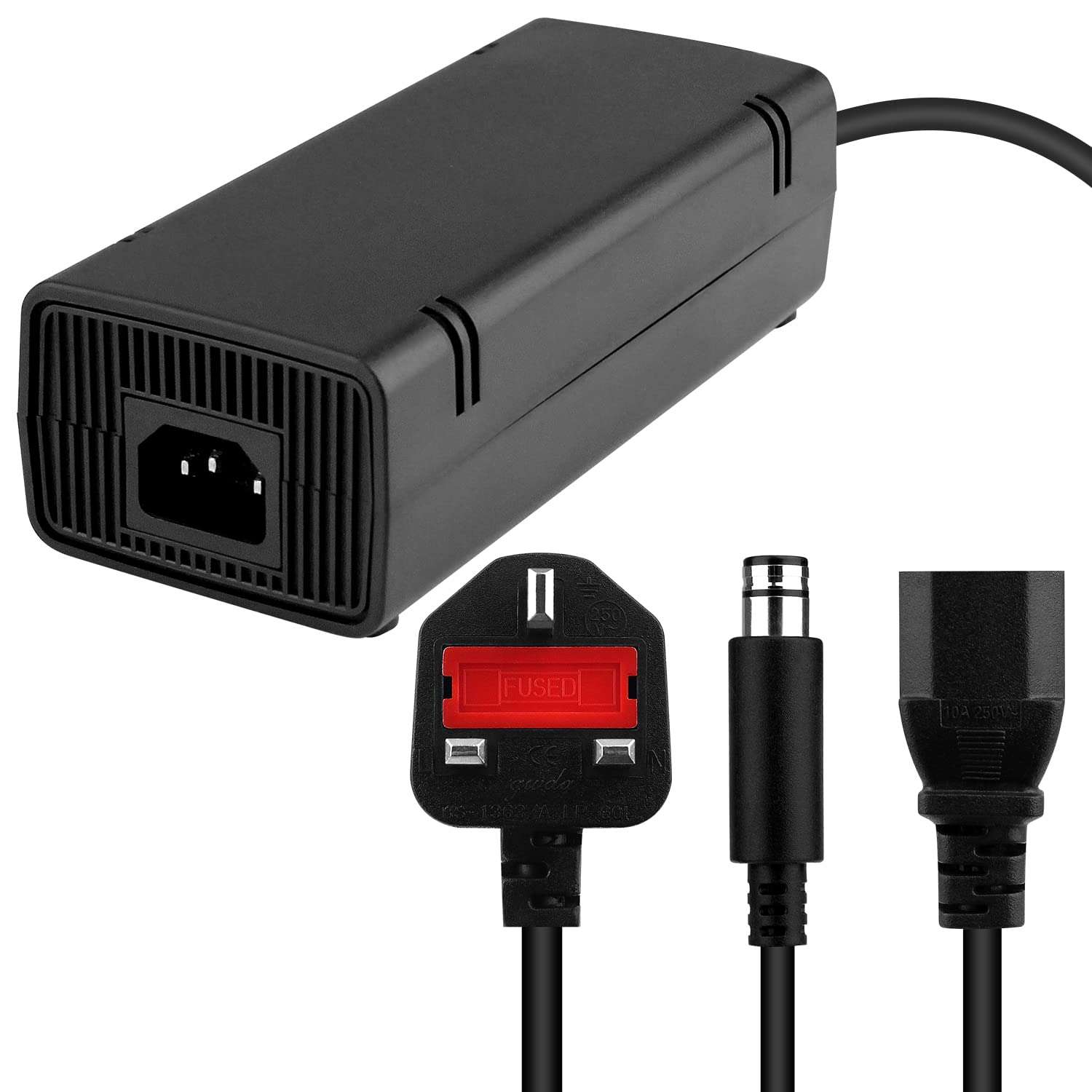 OSTENT UK AC Adapter Charger Power Supply Cable Cord for Microsoft Xbox 360 E Console 1