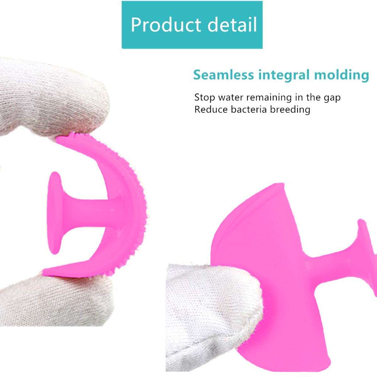 Syga 1 Pieces Facial Cleansing Pads, Soft Silicone Face Scrubbers Exfoliators Face Blackhead Removing Massage Tool (Assorted Color) 3