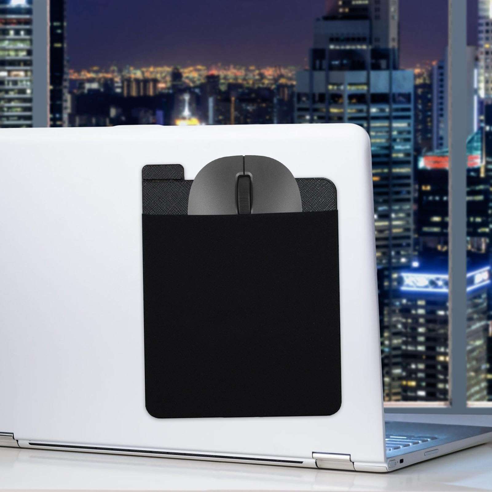 Laptop Pouch Bag, Adhesive External Hard Drive Holder, Pouch Holder for Computer Accessories, Lightweight Drive Carrying Case, Portable Hard Drive Sleeve for Wireless Mouse SSD Computer Accessories 4