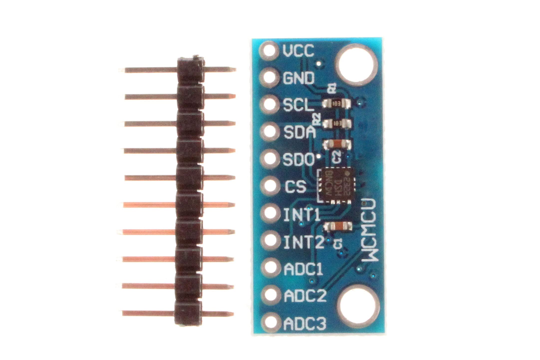 NOYITO LIS3DSH 3-axis Accelerometer Module High-resolution 1.71V to 3.6V ±2g ±4g ±6g ±8g ±16g Dynamically Selectable Full Scale 3.125 Hz to 1.6 kHz 16-bit Data Output I2C SPI Output Interface 3