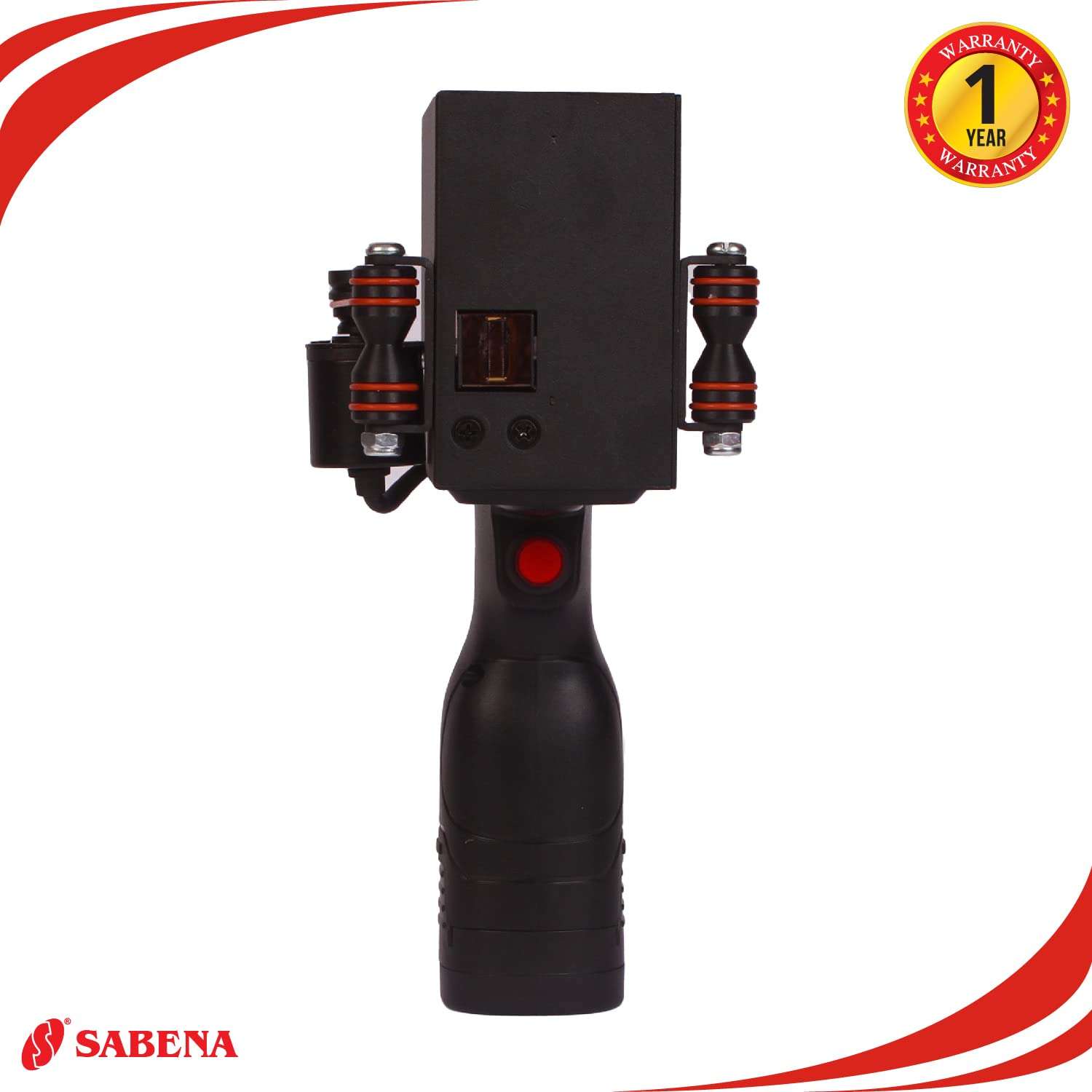 SABENA Portable Handheld Printer with 3.5 inch Touch Screen, Hand Held Inkjet and Ink Cartridge-Coding Machine for Label Barcode Variable Data etc Multi Languages Support (INKJET PRINTER) 3