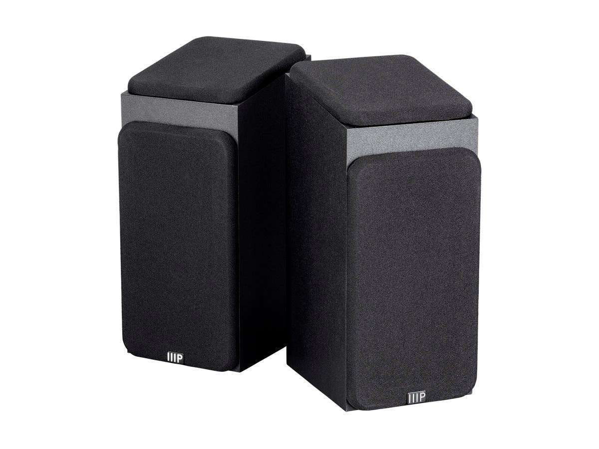 Monoprice Premium Immersive Satellite Speakers - Pair, 3 Inch Woofer, 3/4Inch Aluminum Dome, 100 Watt Input Power, Black 4