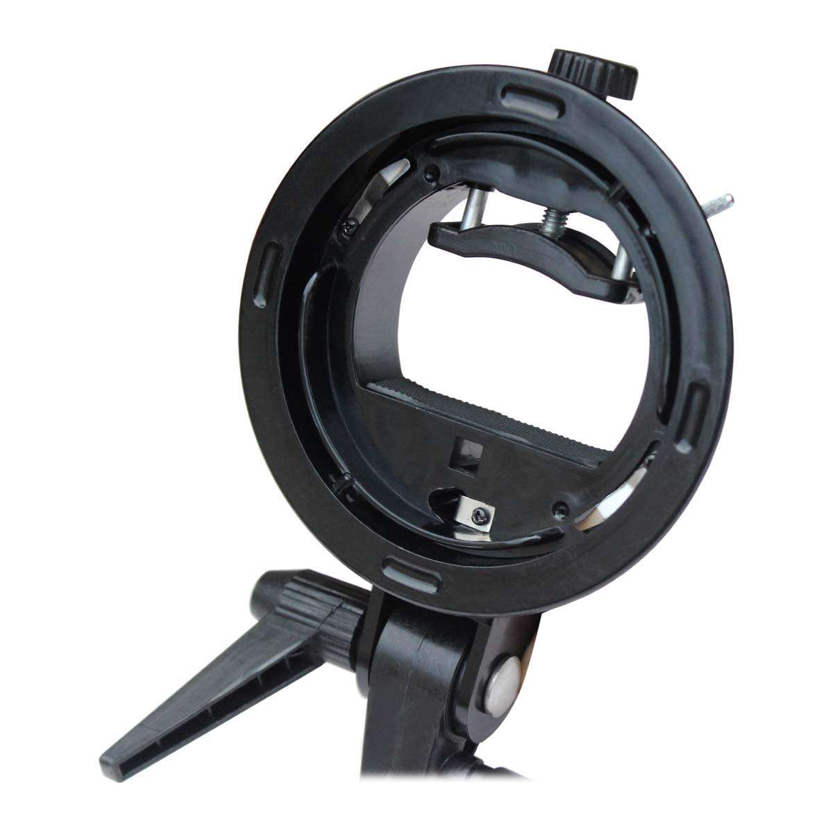 SHOOTVILLA S-Type Bracket Elinchrom S Mount Holder for Speedlite Flash Snoot Softbox Camera Flash Holder Flash Bracket Holder Mount(SV-S-Type) 2