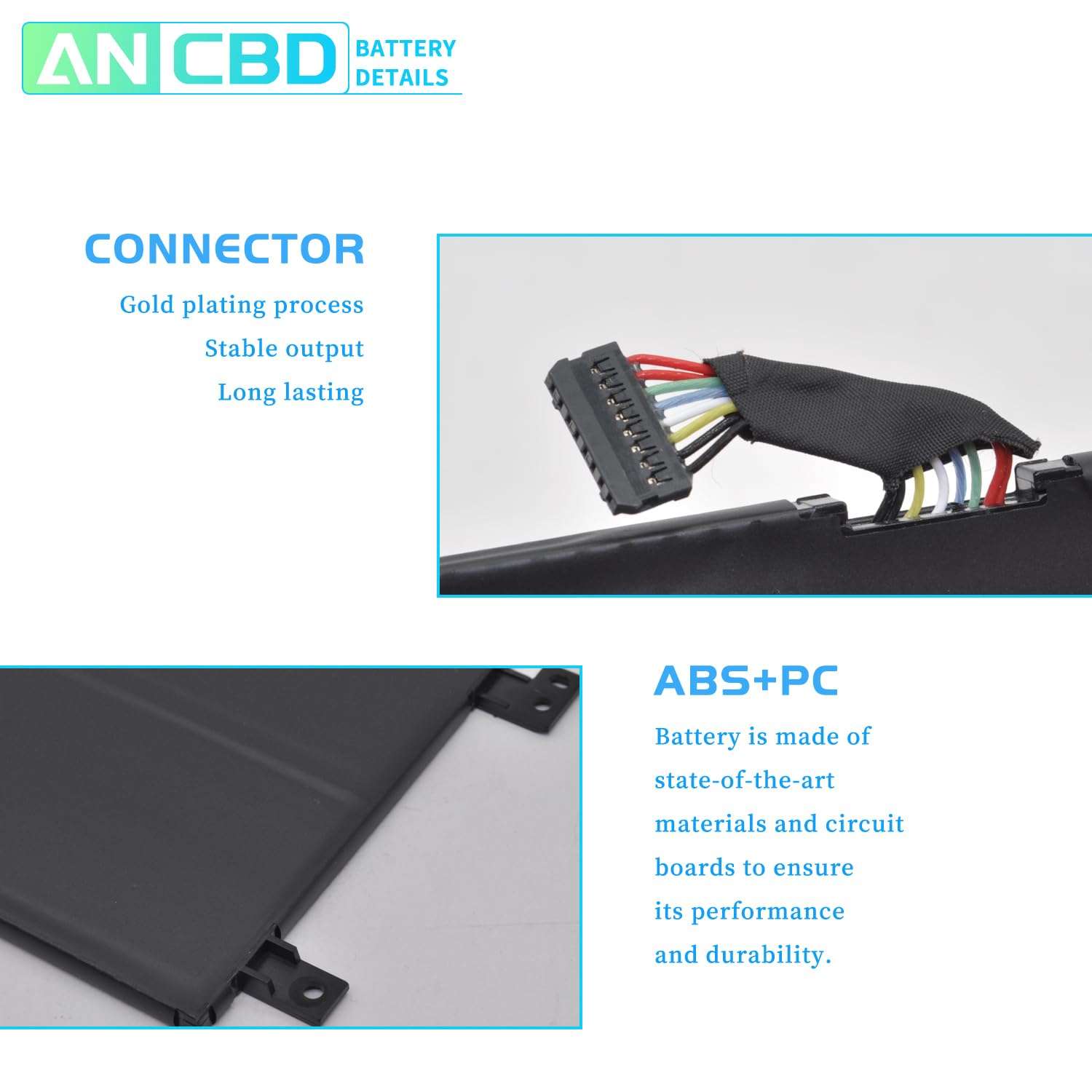 ANCBD L18C4P90 L18D4P90 Battery for Lenovo ThinkPad L13 Yoga 1st 2nd Gen 20R5 20R6 Series L18M4P90 SB10T83119 SB10T83120 5B10W13933 5B10W13934 5B10W13935 02DL030 02DL031 02DL032 15.36V/46Wh 4-Cell 3