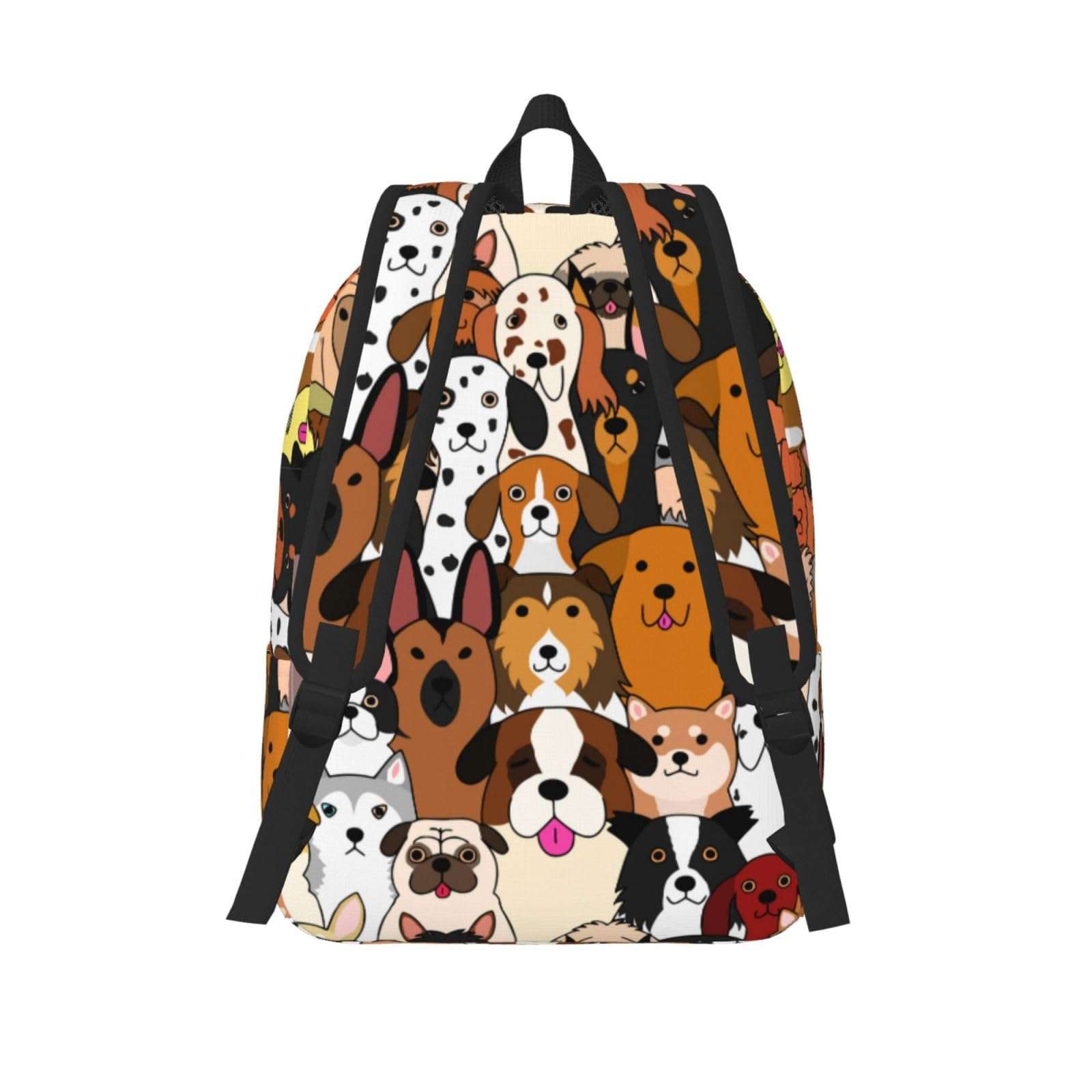 Duduho Cute Dogs Print Backpack 17.7 Inch Laptop Backpack Travel Hiking Daypack Multipurpose Bookbag For Men Women 4