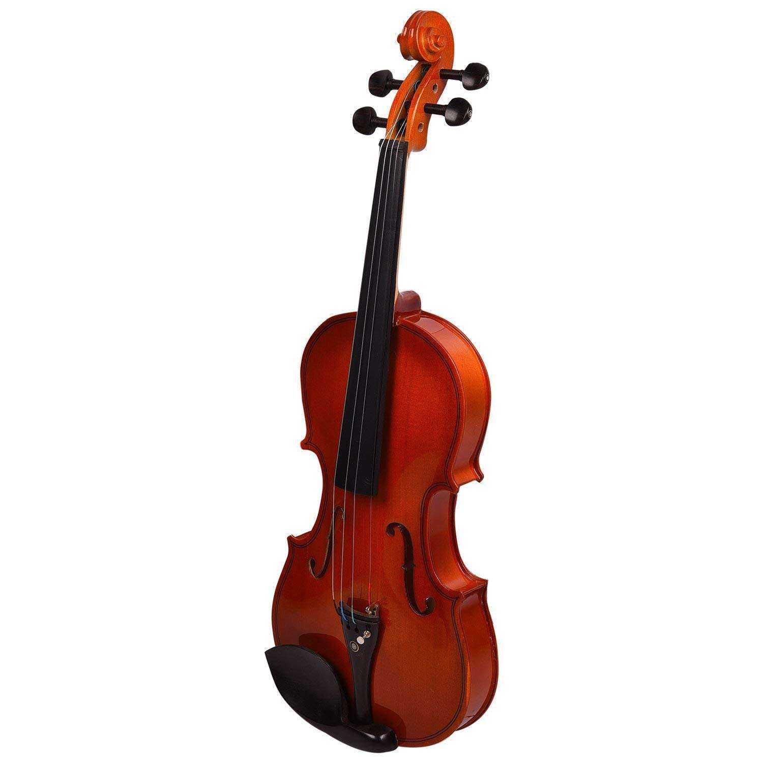 Kadence, Vivaldi 4/4 Violin With Bow, Rosin, Hard Case (Brown Glossy V001C) 4