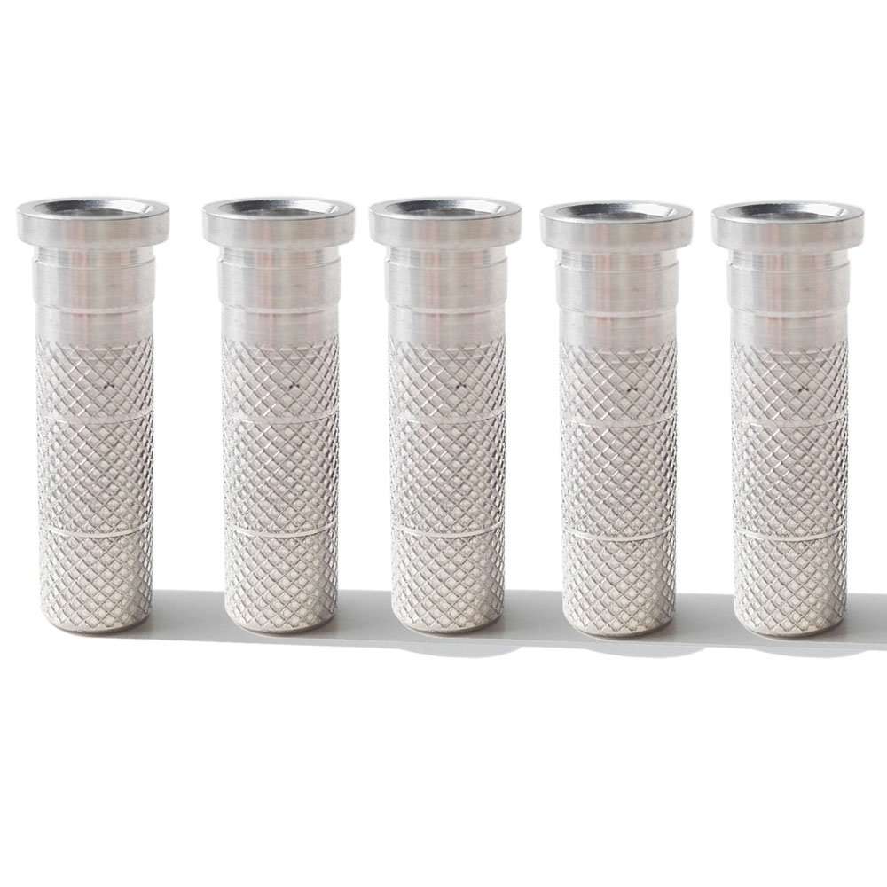 HNZMDY 30 Inch 6.2 mm Carbon Arrow Shaft Spine 500 Carbon Shaft Tube DIY Archery (shaft with insert, 24 Pcs) 6